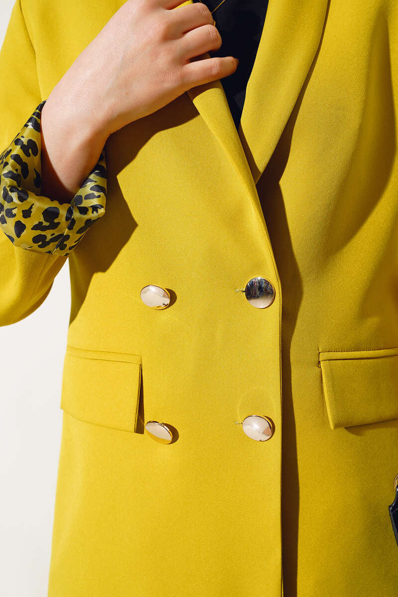 Yellow Blazer Jacket
